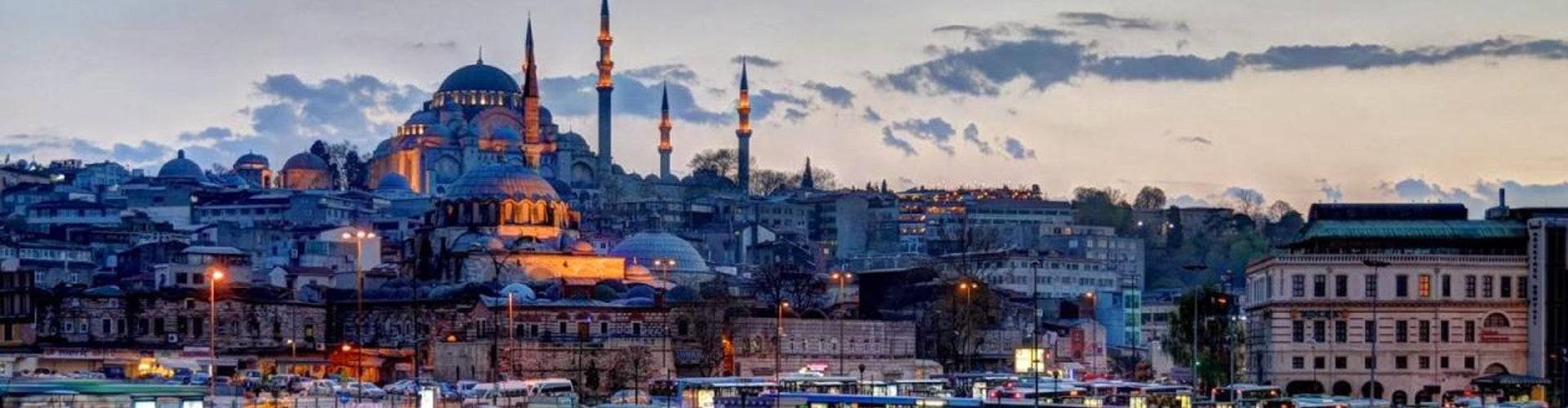 Istanbul skyline in Turkey