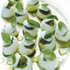 Basil Pesto Mozzarella Bites recipe