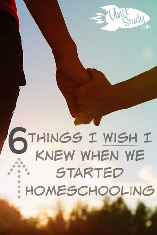 Veteran homeschool mom and publisher, Amanda Bennett, shares a few things she wish she had known when she first began homeschooling. A few of these may surprise you. #homeschool #homeschooling #unitstudy #unitstudies #homeschooltips #homeschoolhelps