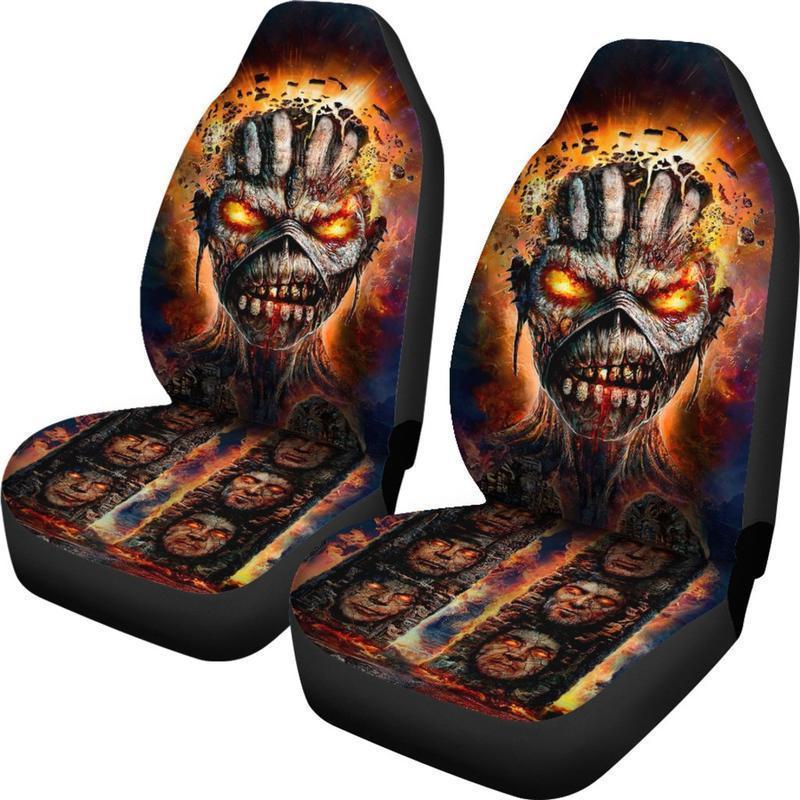 Iron Maiden 3 Styles Car Seat Covers 2pc Set Crolautensils