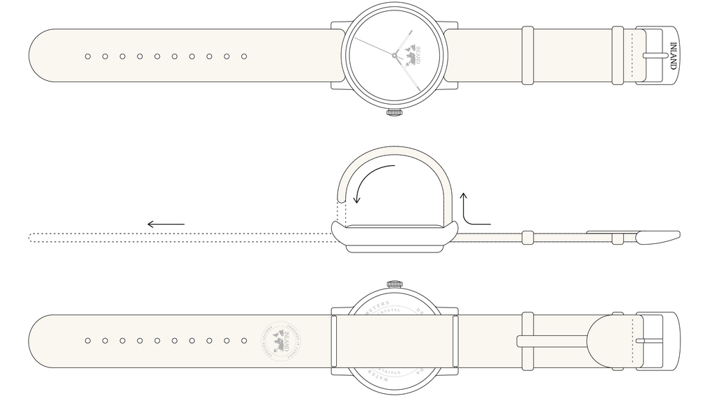 Maison Inland_watch put belt strap