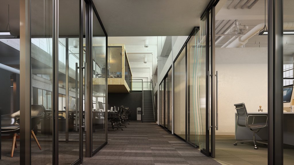 How IBeam can be used to segment an open plan office space