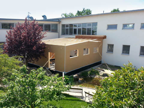 Holzriegelbau Zimmerei Kindl Ladendorf