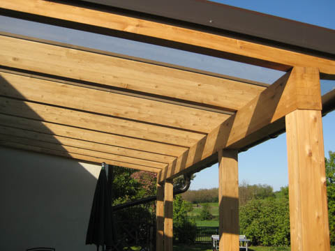 Terrassenüberdachung / Pergola Zimmerei Kindl Ladendorf