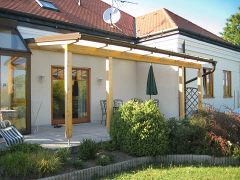 Terrassenüberdachung / Pergola Zimmerei Kindl Ladendorf