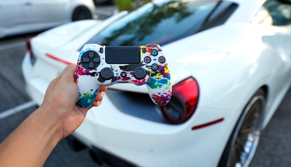 colorful ps4 controller skin