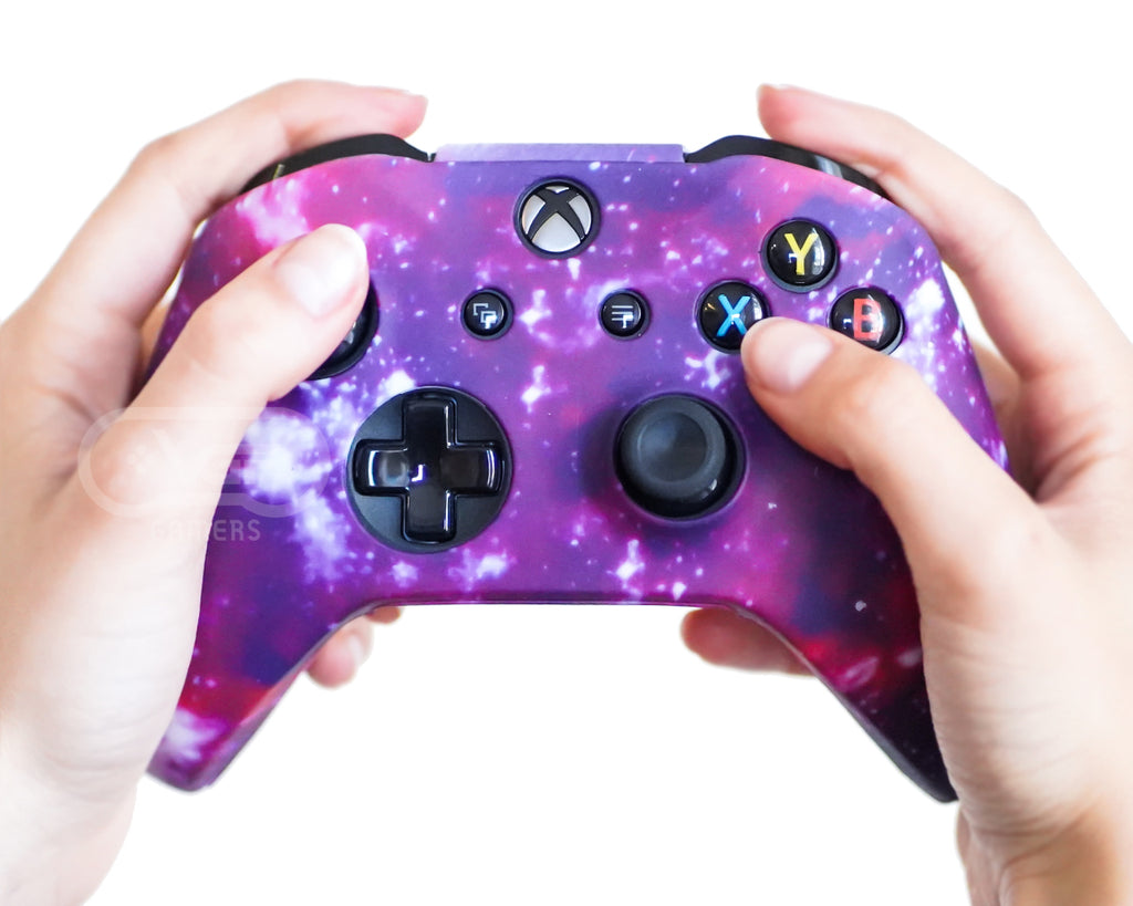 space theme xbox one s x controller skin cover case grip