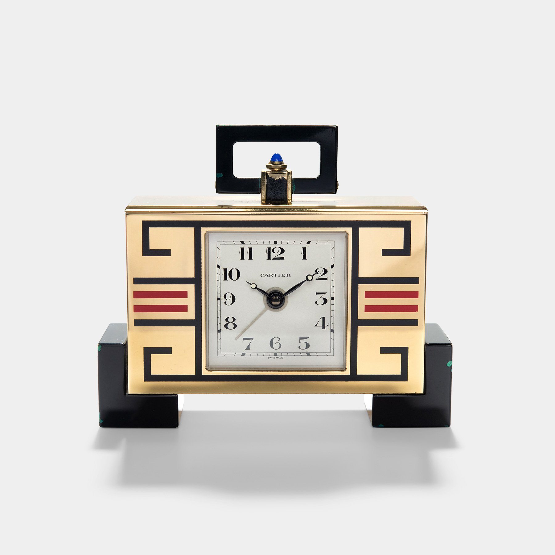 cartier desk clock price