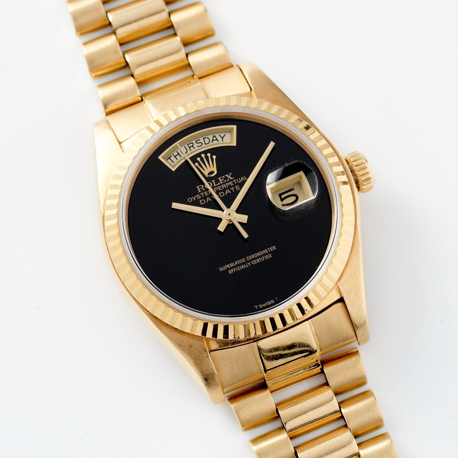 rolex onyx dial day date