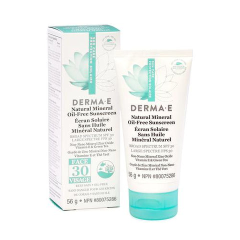 Derma E SPF 30 sunscreen to prevent sunburn from Lierre.ca Canada