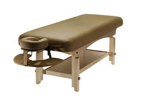 Basic stationary massage table from Lierre.ca in Canada