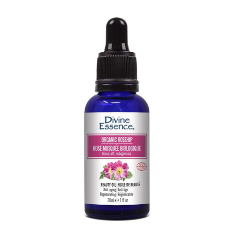Rosehip Organic Beauty Oil 30ml, Divine Essence from Lierre.ca Canada