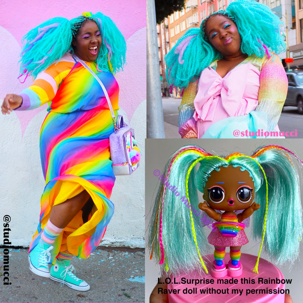 MGA Stole Amina Mucciolo’s identity to make Rainbow Raver L.O.L. Surprise Doll