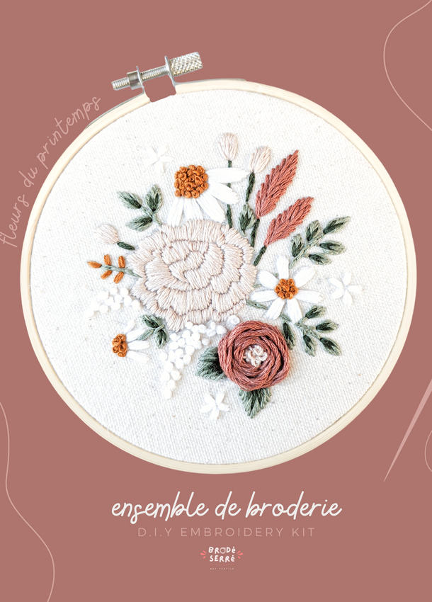 Ensemble de broderie | Fleurs du printemps