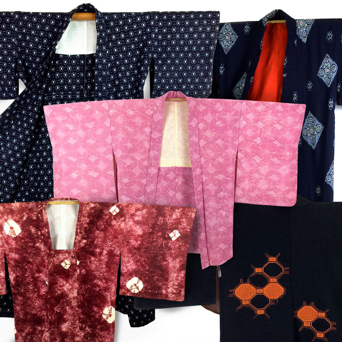 Some of our beautiful vintage kimonos
