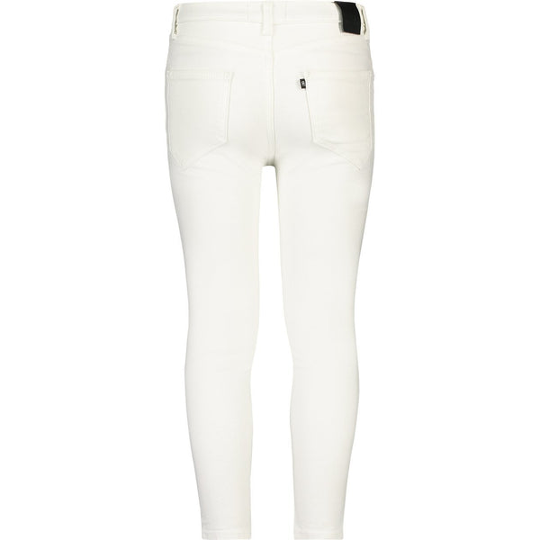 white stretch jeans