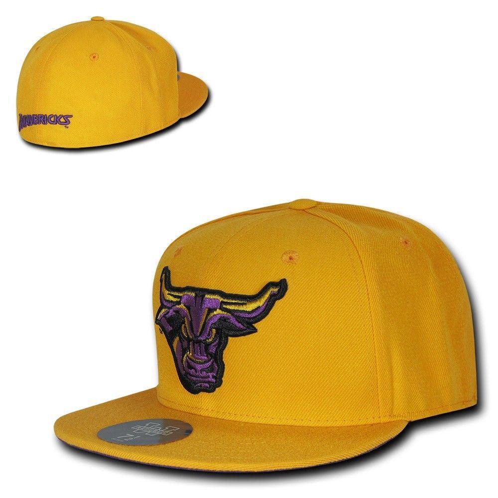 university gold fitted hat