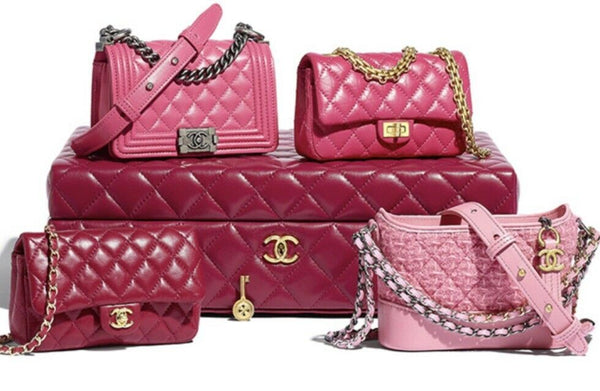 chanel gift box with 4 classic bags price