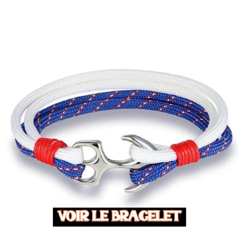 Bracelet Ancre Homme Nylon