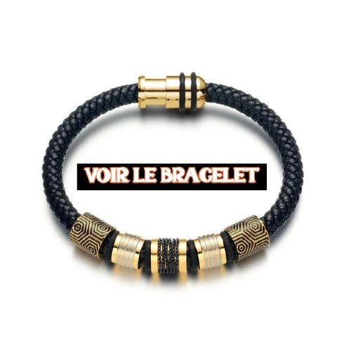 Bracelet Cuir Homme Design