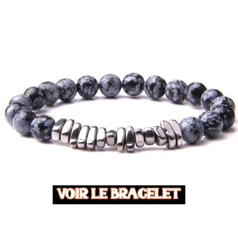 Bracelet Homme Pierres et Perles