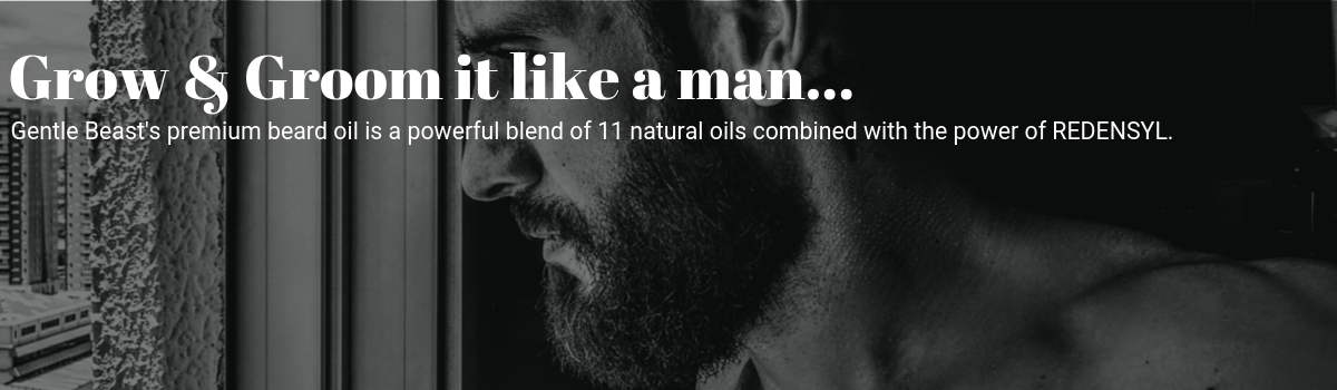 beard oil uses gentle beast man