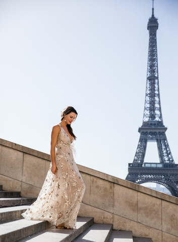 Elizabeth Grace Couture blog. Steph Adams wears "A Star is Born" to Paris Fashion Week