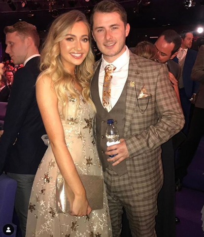 Elizabeth Grace Couture blog. Tilly Keeper at the British Soap awards wearing EGC "A Star is Born" gown