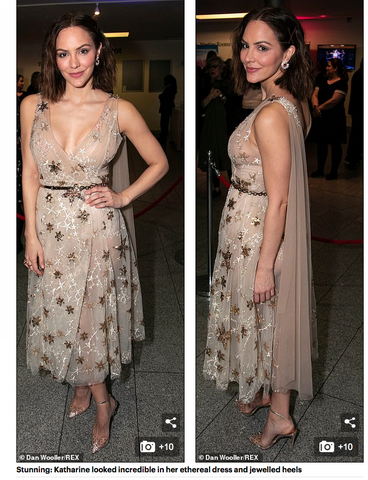 katharine mcphee in elizabeth grace couture wedding dress star is born bridal bride celestial ethereal gown