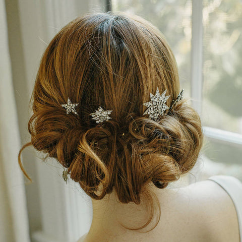 starburst wedding hair pins by erica elizabeth designs