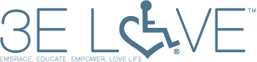 3E Love's Wheelchair Heart Logo