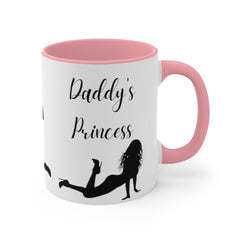 Daddy's Princess, DDLG, BDSM Mug, Sexy Gift for her, 3 Colors Available 11oz and 15oz Coffee Mug