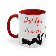Daddy's Princess, DDLG, BDSM Mug, Sexy Gift for her, 3 Colors Available 11oz and 15oz Coffee Mug