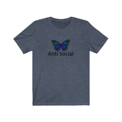 Anti Social Butterfly T shirt, Introvert Humor