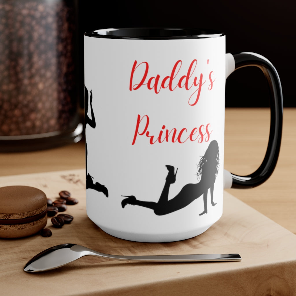 Daddy's Princess, DDLG, BDSM Mug, Sexy Gift for her, 3 Colors Available 11oz and 15oz Coffee Mug