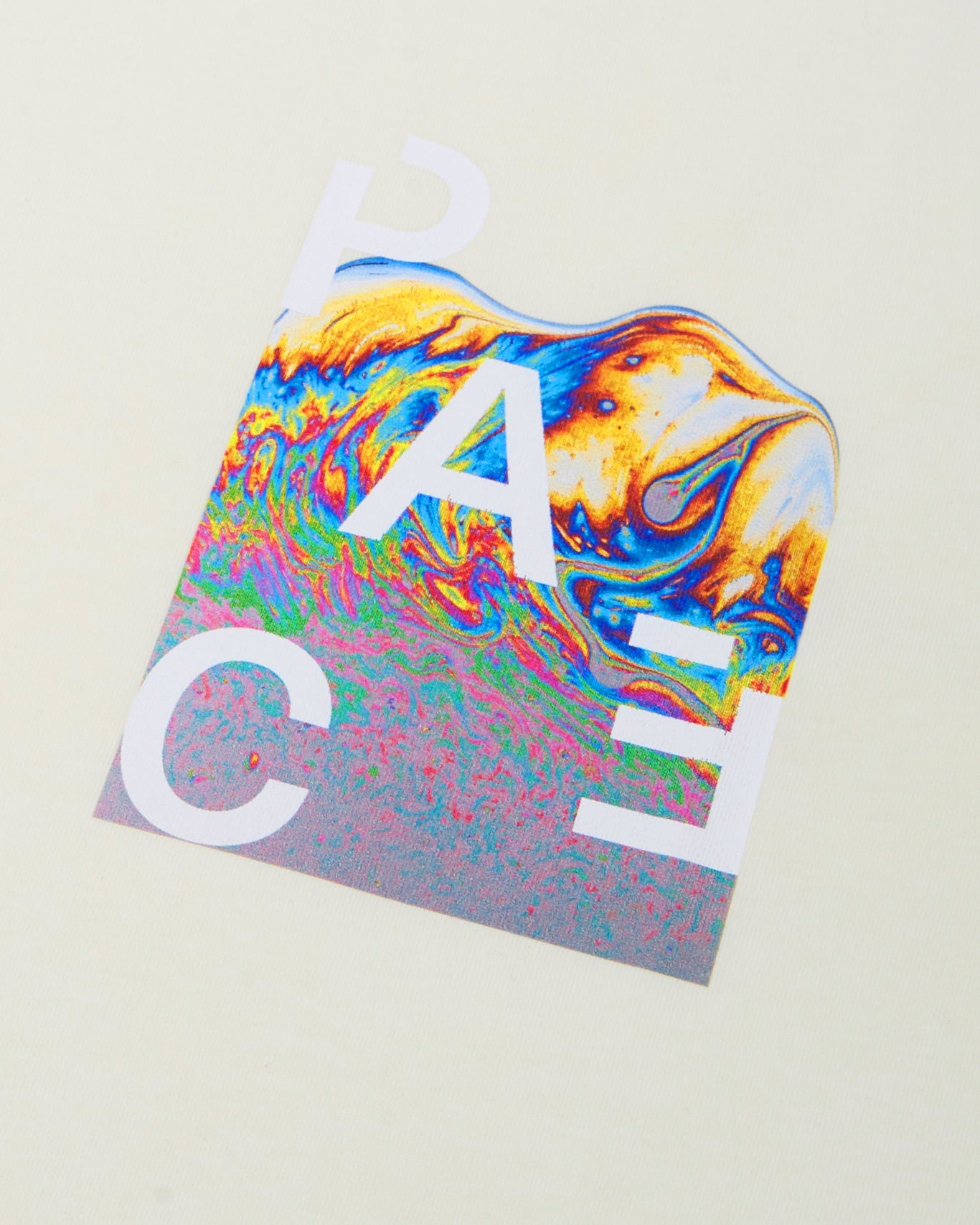 MRBSH2 T-SHIRT OFF WHITE PACE ™ (arte no lado esquerdo frente)