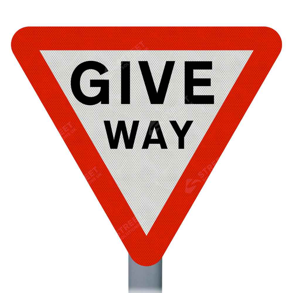 602 Give Way Sign Face | Post & Wall Mounted