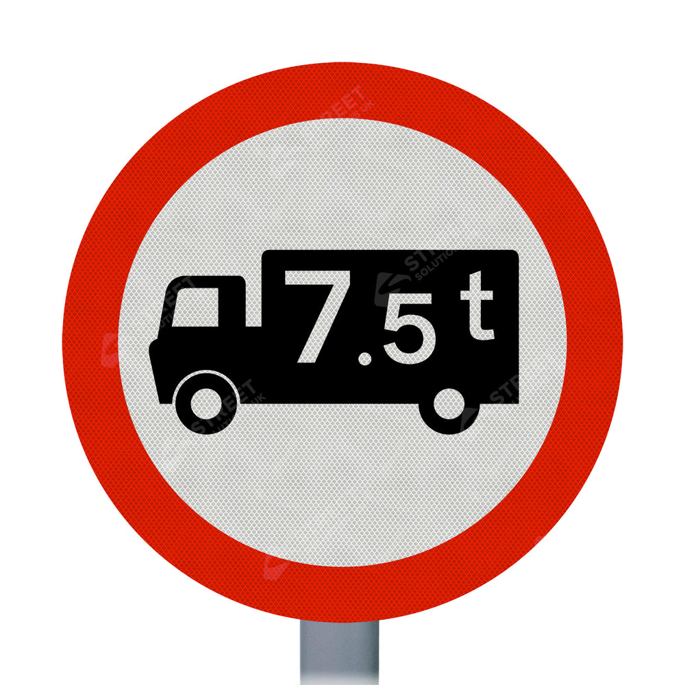 622.1A Vehicle Weight Limit Permanent Post Mounted Sign Face | Post & Wall Mounted street road highway public and private