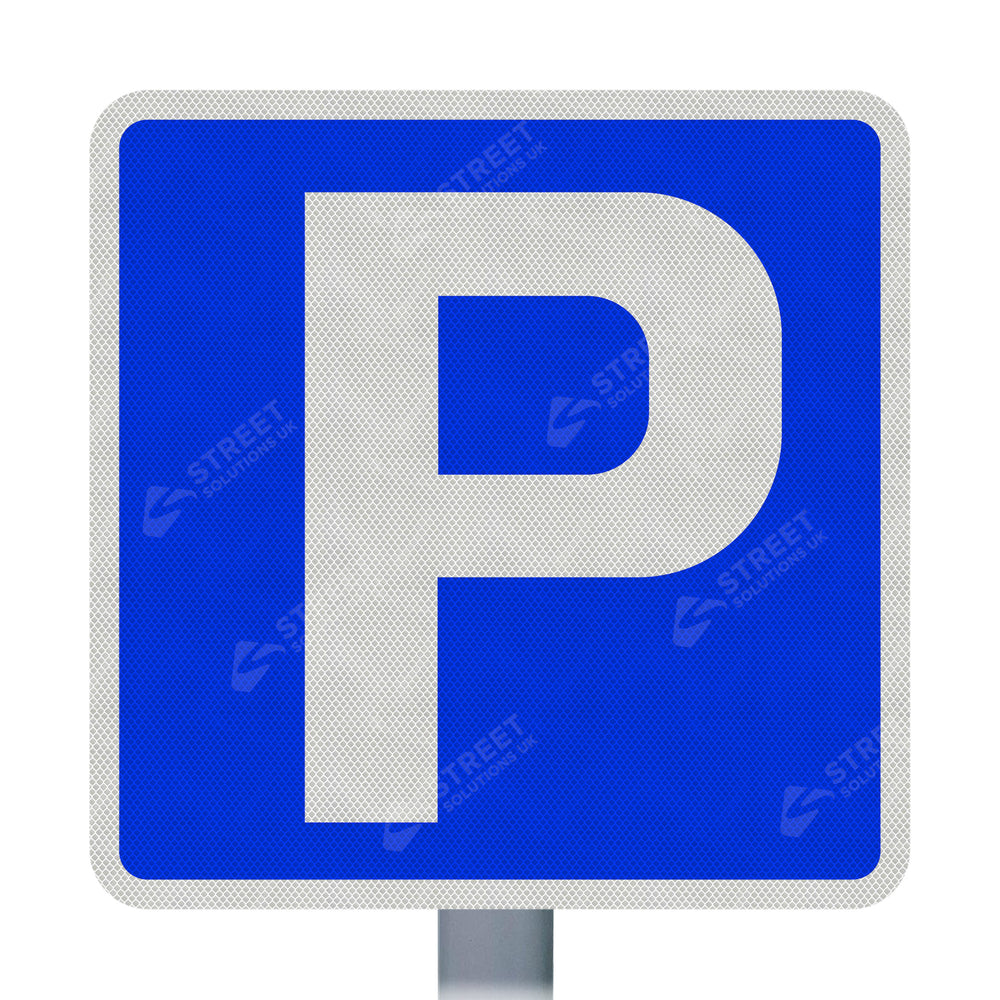801 P Parking Symbol Sign Face Only road highway street private public 