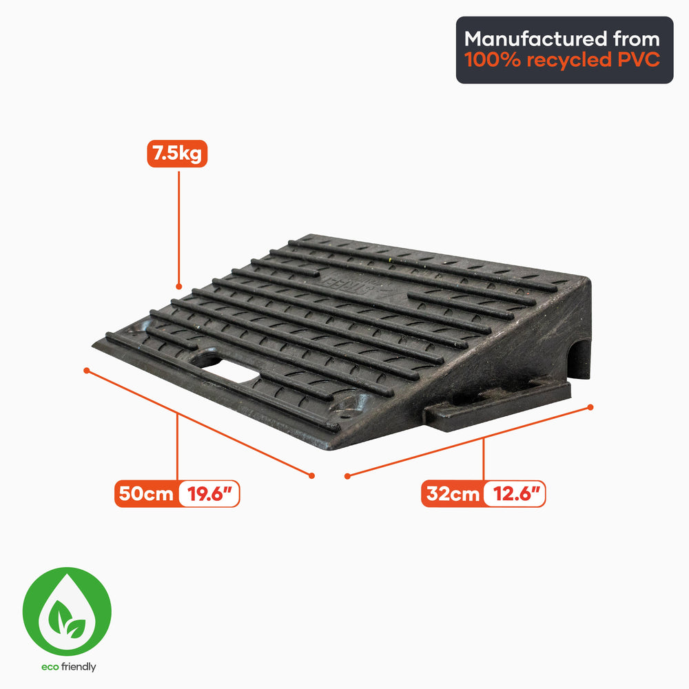 Kerb access ramp for curb mobility