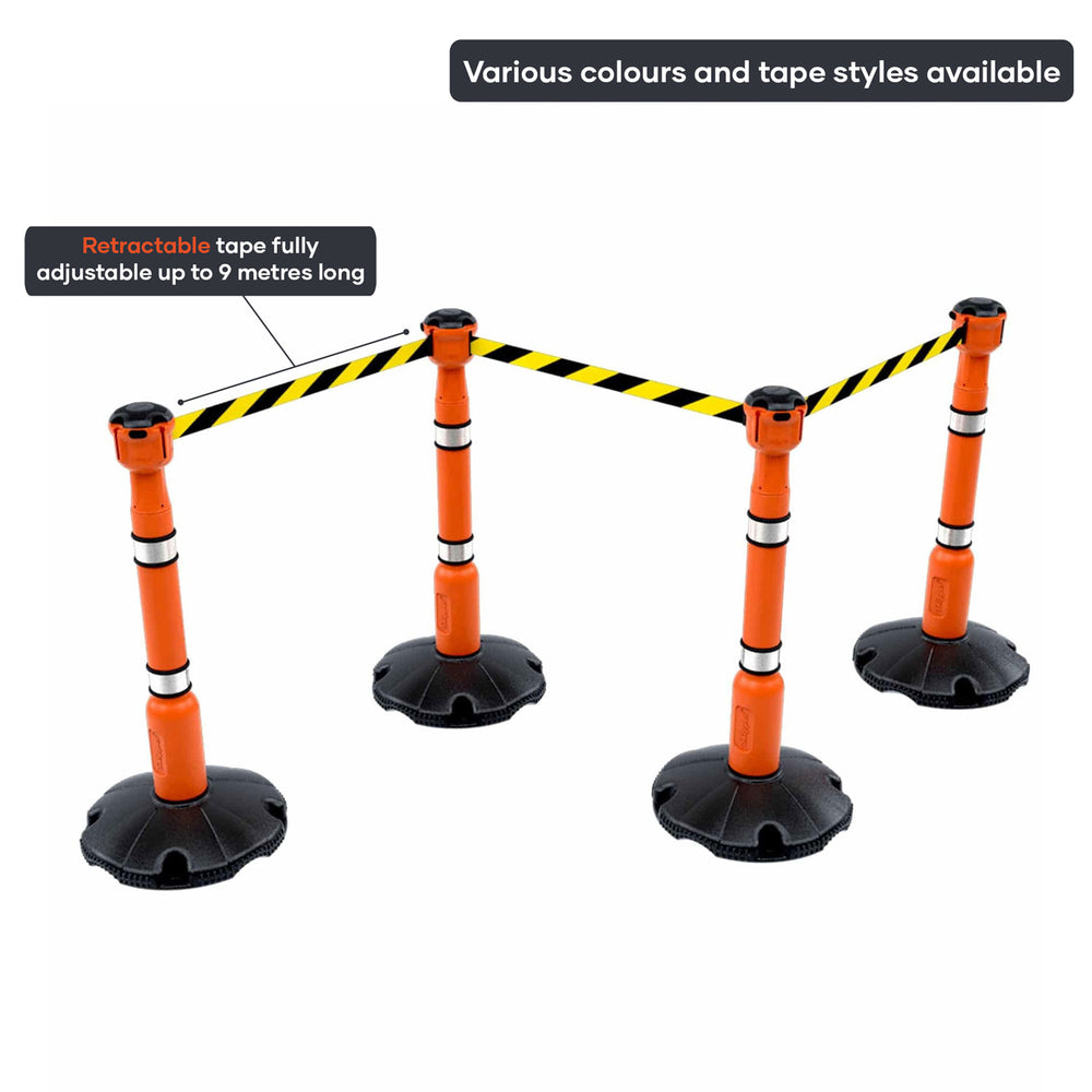 Skipper-TM-barrier-kit-system-retractable-solutions-post-and-base-cap-queue-management-crowd-control-safety-belt-barriers-technology-events-site-space-utilization-applications-portable-tape-warehouse-outdoor-indoor-heavy-duty