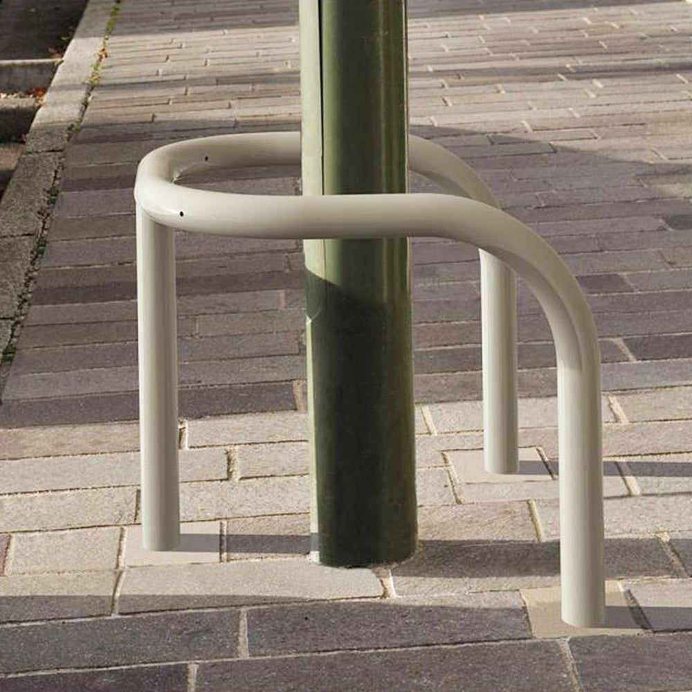 Pole-protection-Column-protection-Parking-meter-Lamp-post-Sleeves-Covers-Protective-wrap-Security-brown-steel