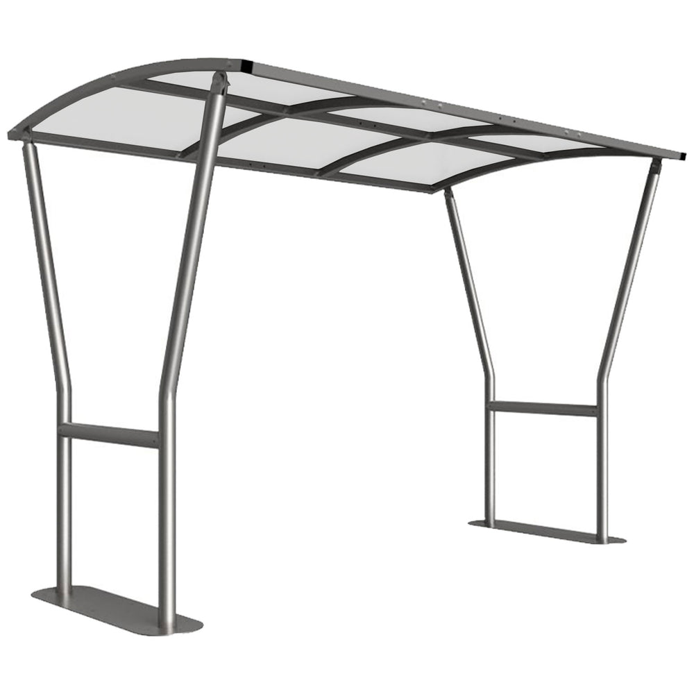 Stanton-open-sided-bike-shelter-clear-roof-outdoor-bicycle-cycle-secure-steel-commercial-weatherproof-durable-enclosure-schools-university-college-flanged-base-plates-bolt-down-galvanised