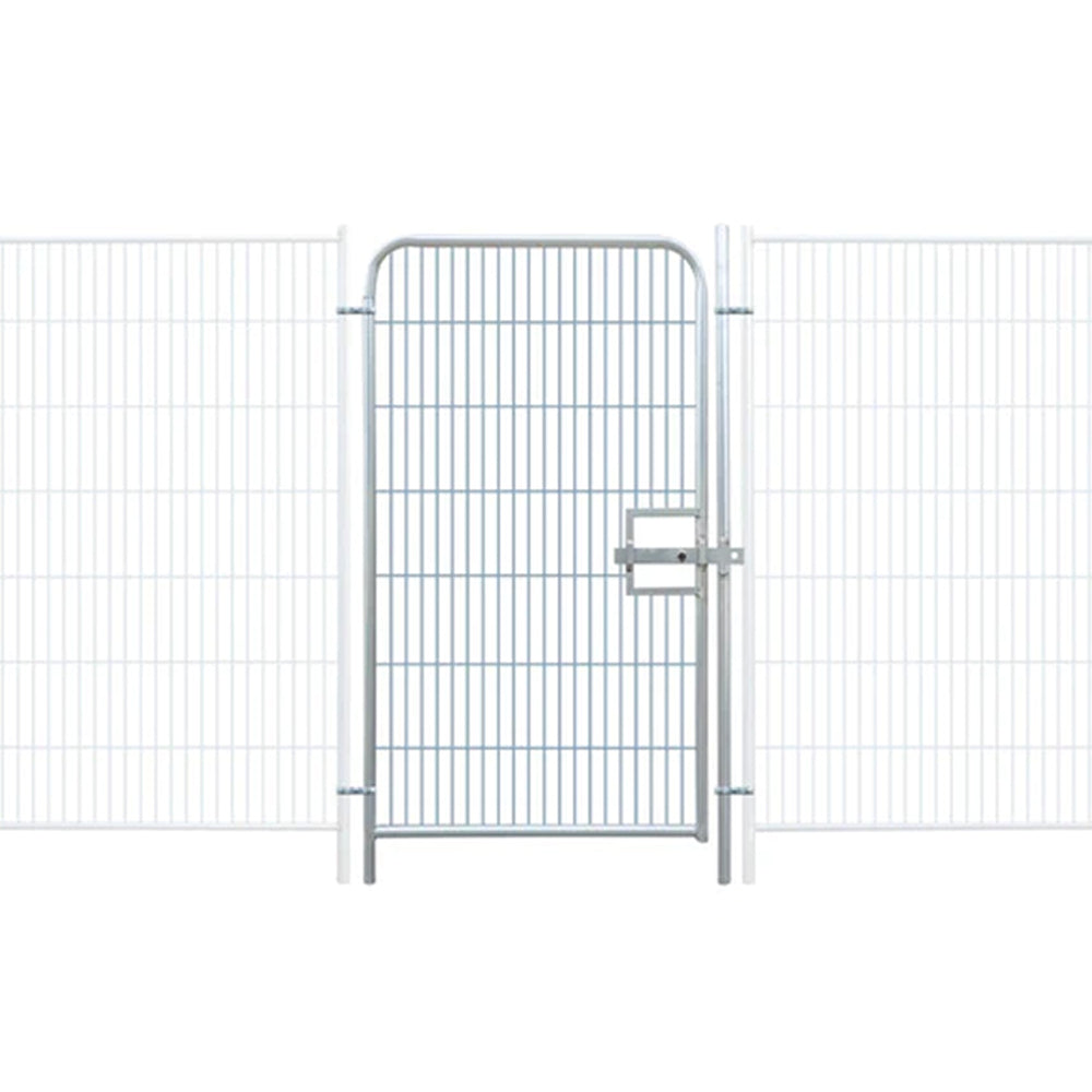 Temporary-fencing-pedestrian-gate-fence-access-portable-gate-construction-site-crowd-control-event-barrier-site-entrance-safety-walk-through-security-outdoor-barrier-heavy-duty-galvanized-steel-frame-lockable-rental-industrial-public-chain-link