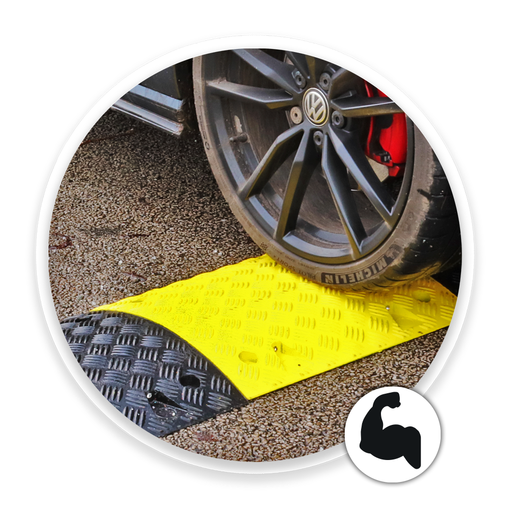 Speed bumps for sale Black speed bump speed ramp 50mm 10mph 75mm 5mph