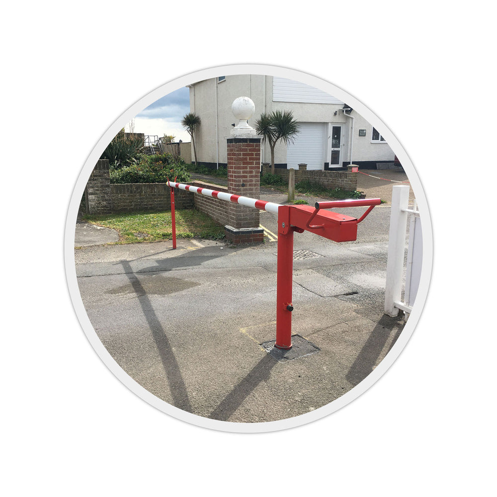 heavy-duty-access-control-barrier-autopa-manual-raise-arm-industrial-vehicle-security-parking-gate-boom-barrrier-system-car-park-robust-commercial-swing-entrance-gate-parking-lot-red-white-residential