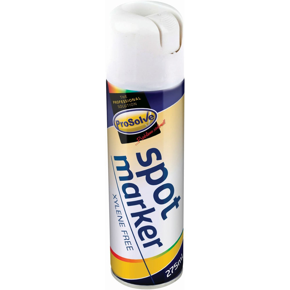 Premium White Spot Marker: Fast-Drying & Lead-Free Acrylic Paint - Ideal for Concrete, Tarmac & Wood - Pocket-Sized for Construction & Surveying Tasks