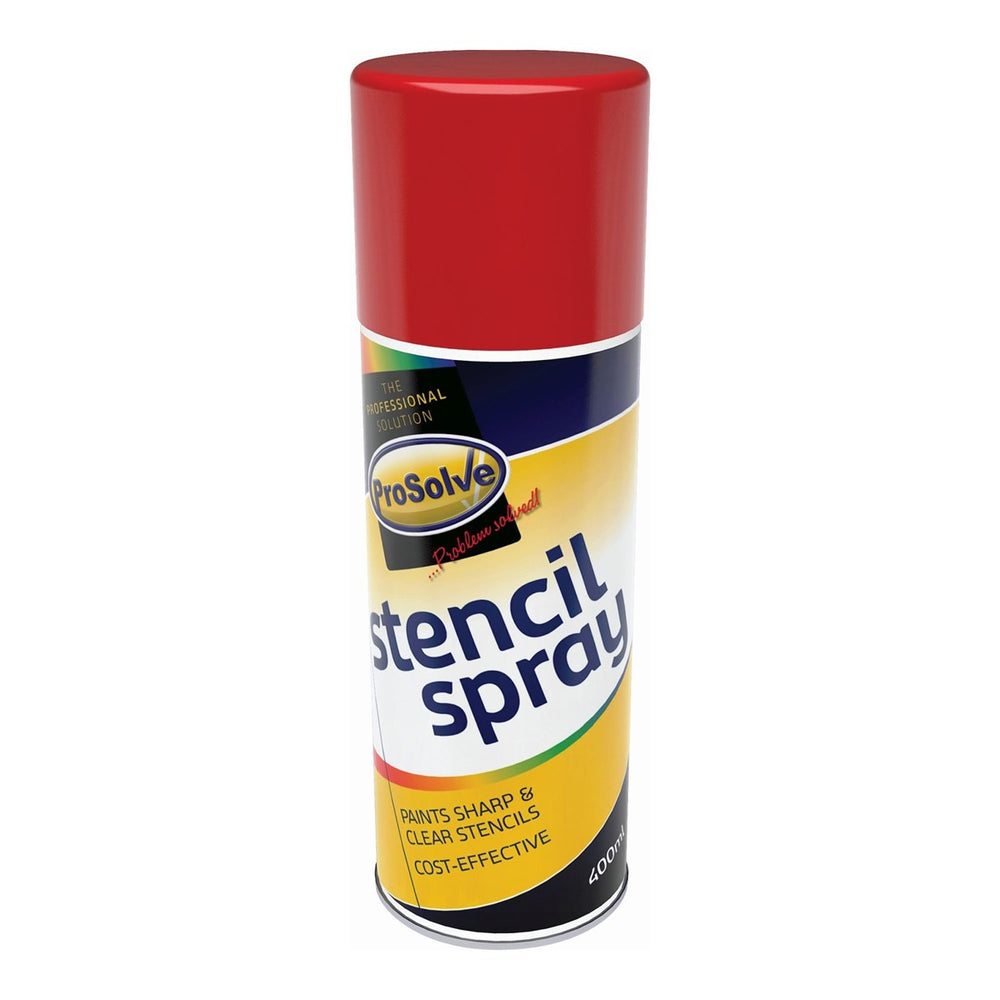 Industrial Stencil Spray: Fast-Drying Acrylic Paint Marker | Red Color | Interior & Exterior Use | Non-Toxic & Quick Drying | High Pigment Conten