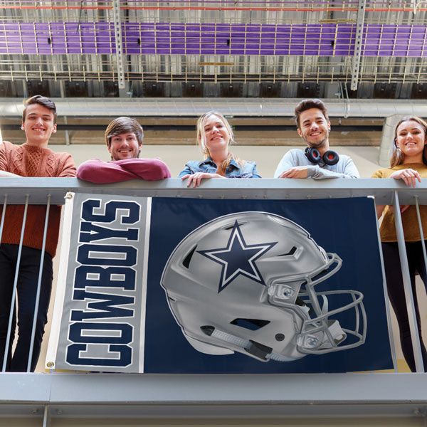 Dallas Cowboys (Retro Helmet) - Deluxe 3' x 5' Flag - fredsflags