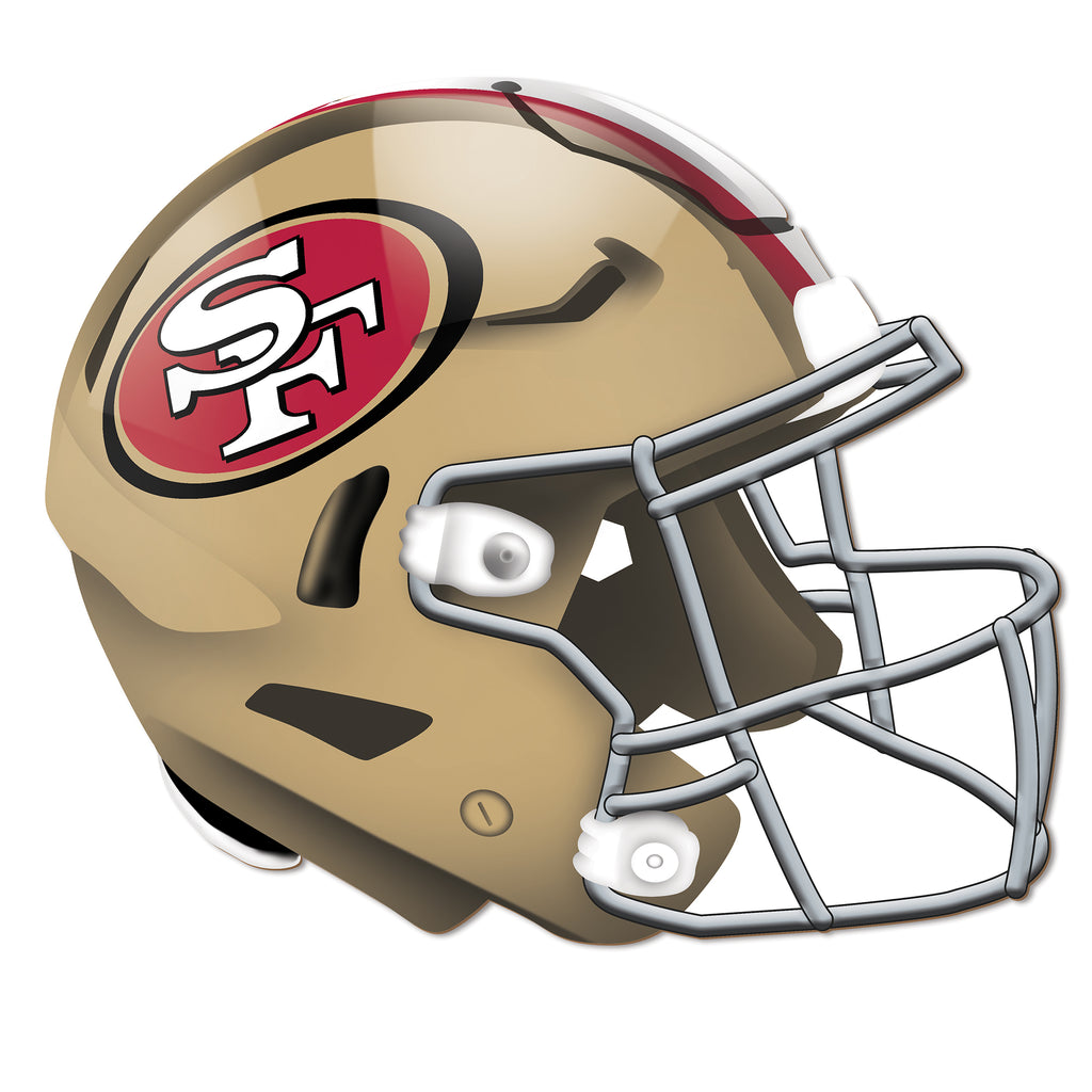 San Francisco 49ers Authentic Helmet Cutout 24" Sports Fanz